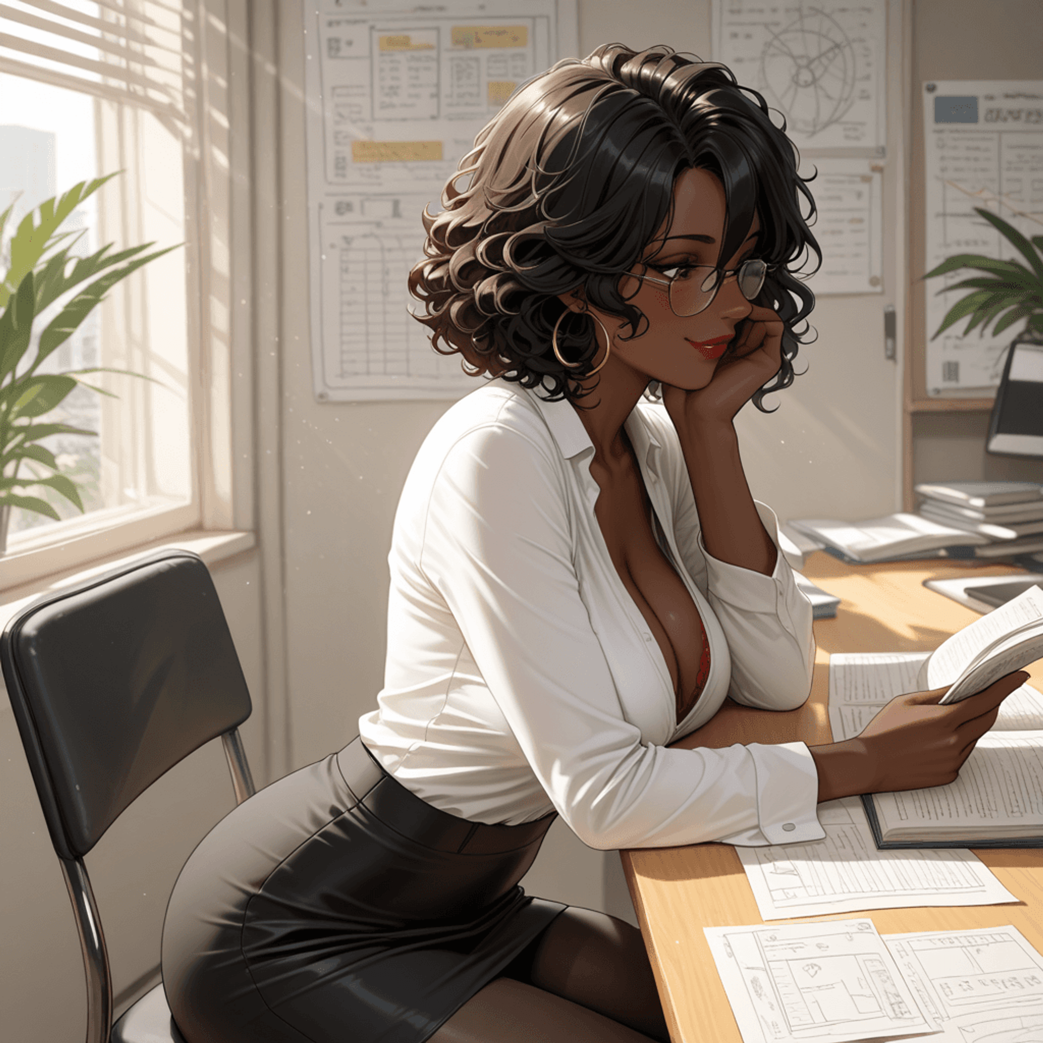 Miss Keisha, "Too Smart to Notice She’s Hot!"