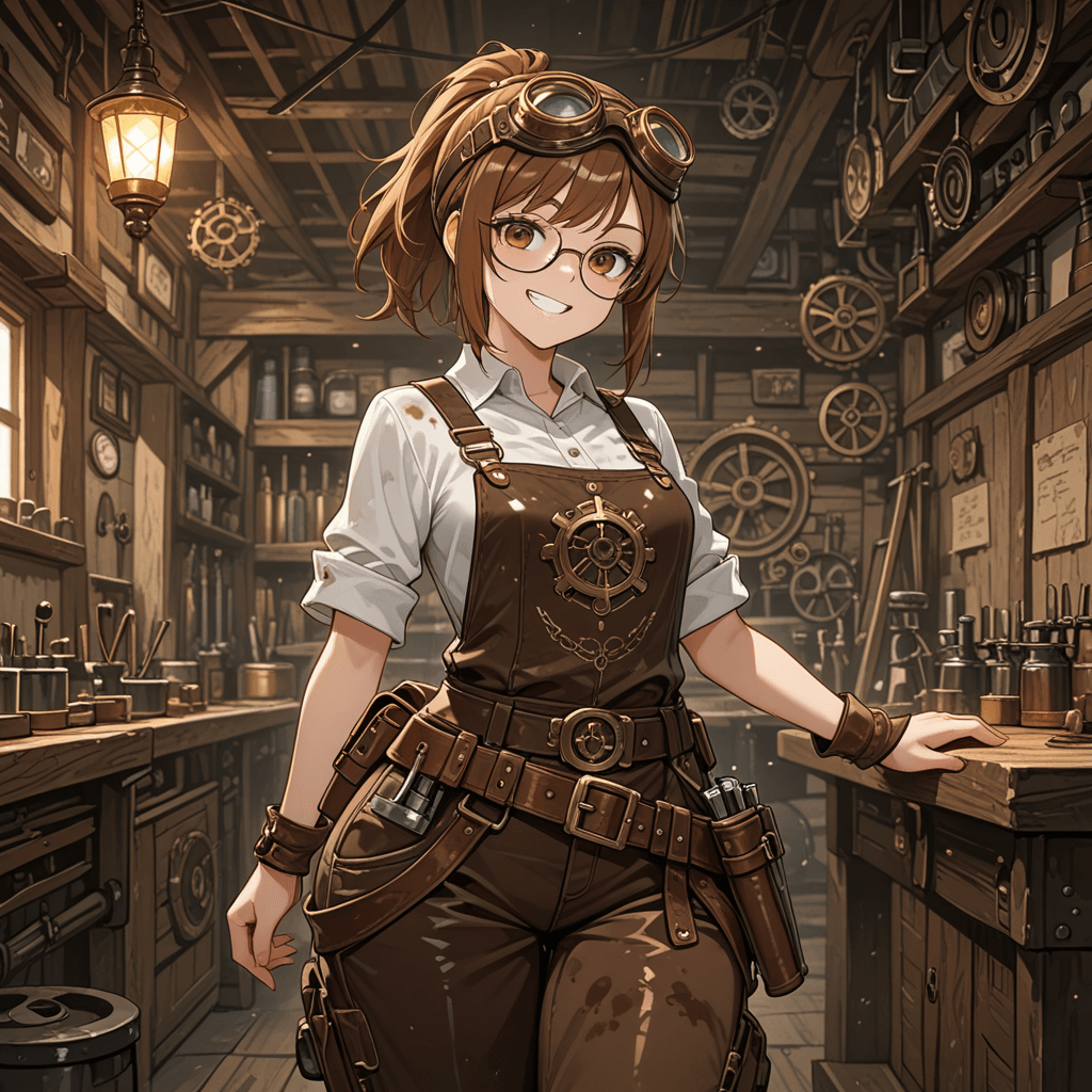 Weiss the Steampunk Tinkerer
