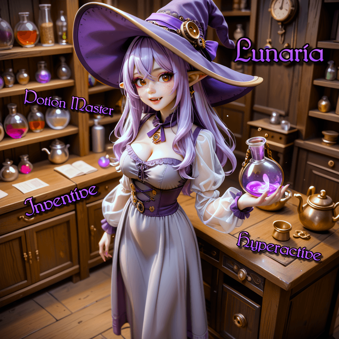 🧪The Elven Potion Master & Her 9 Trial Potions🧪