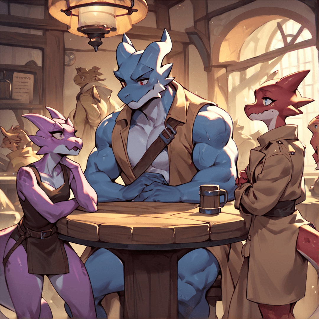 Three Kobolds In A Trenchcoat