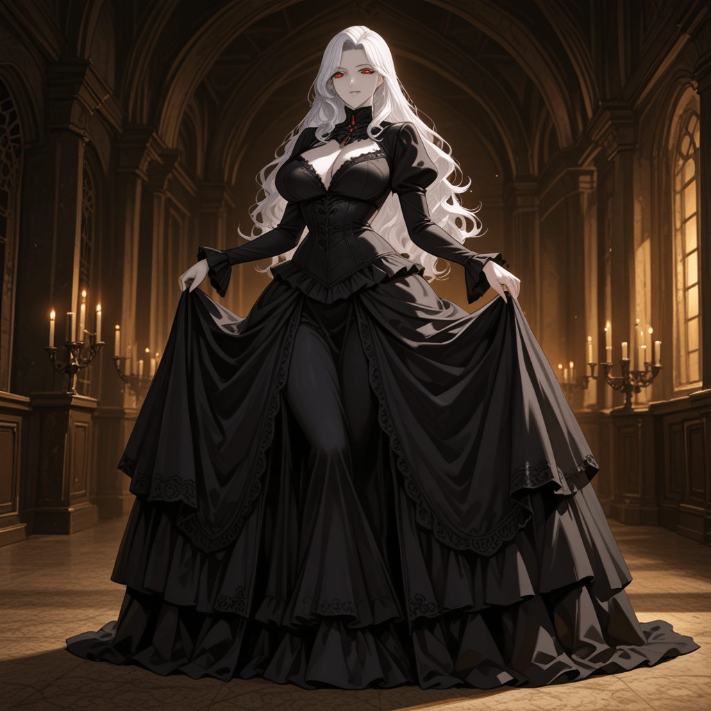 Scarlet, your archrival, the ancient vampiress!