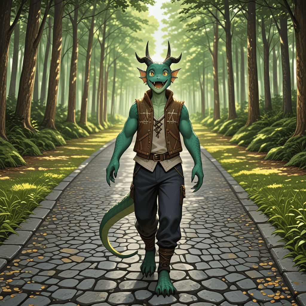 Kip Rabidtail, the kobold scout 