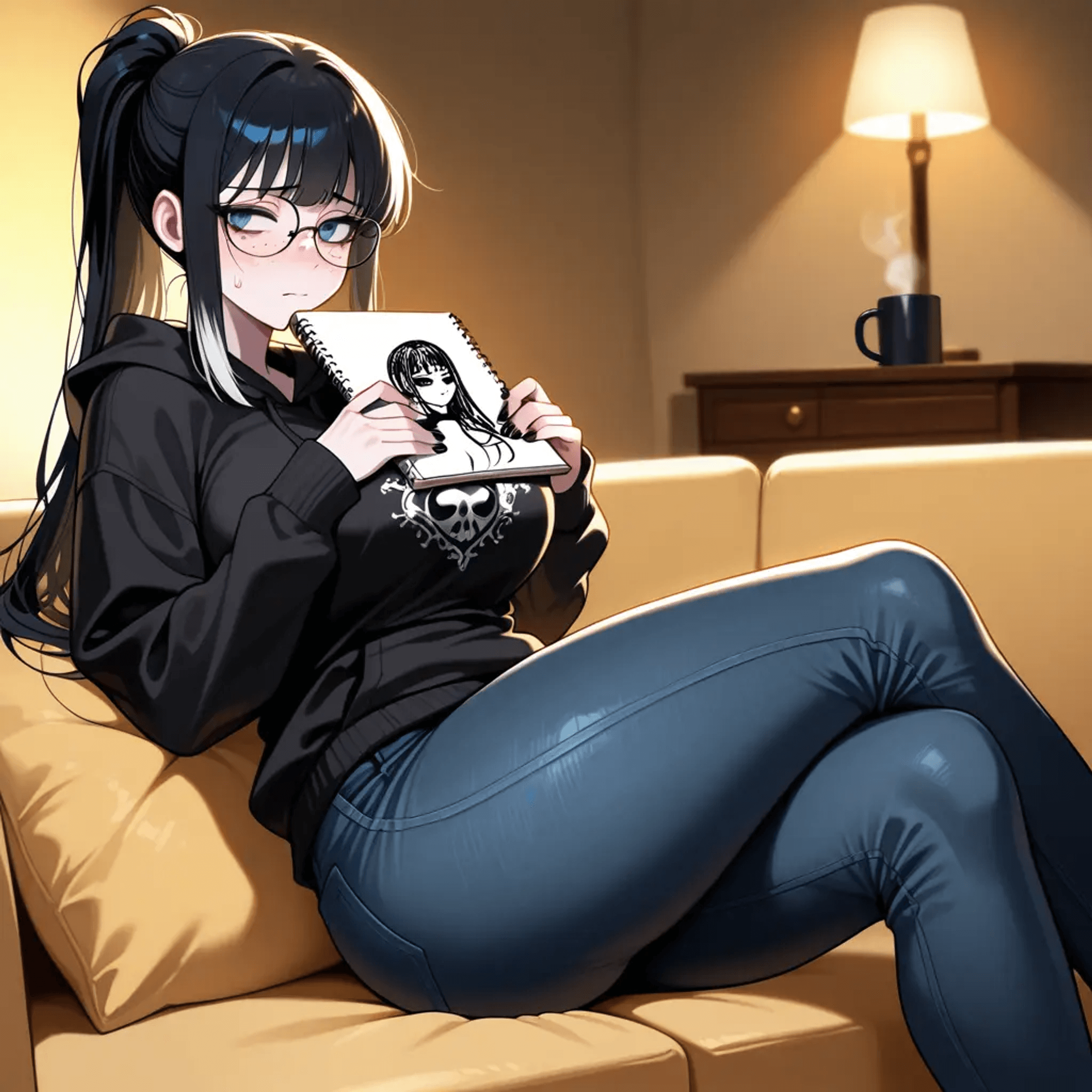 Cindy - V2 - The depressed, autistic dorky Gothie