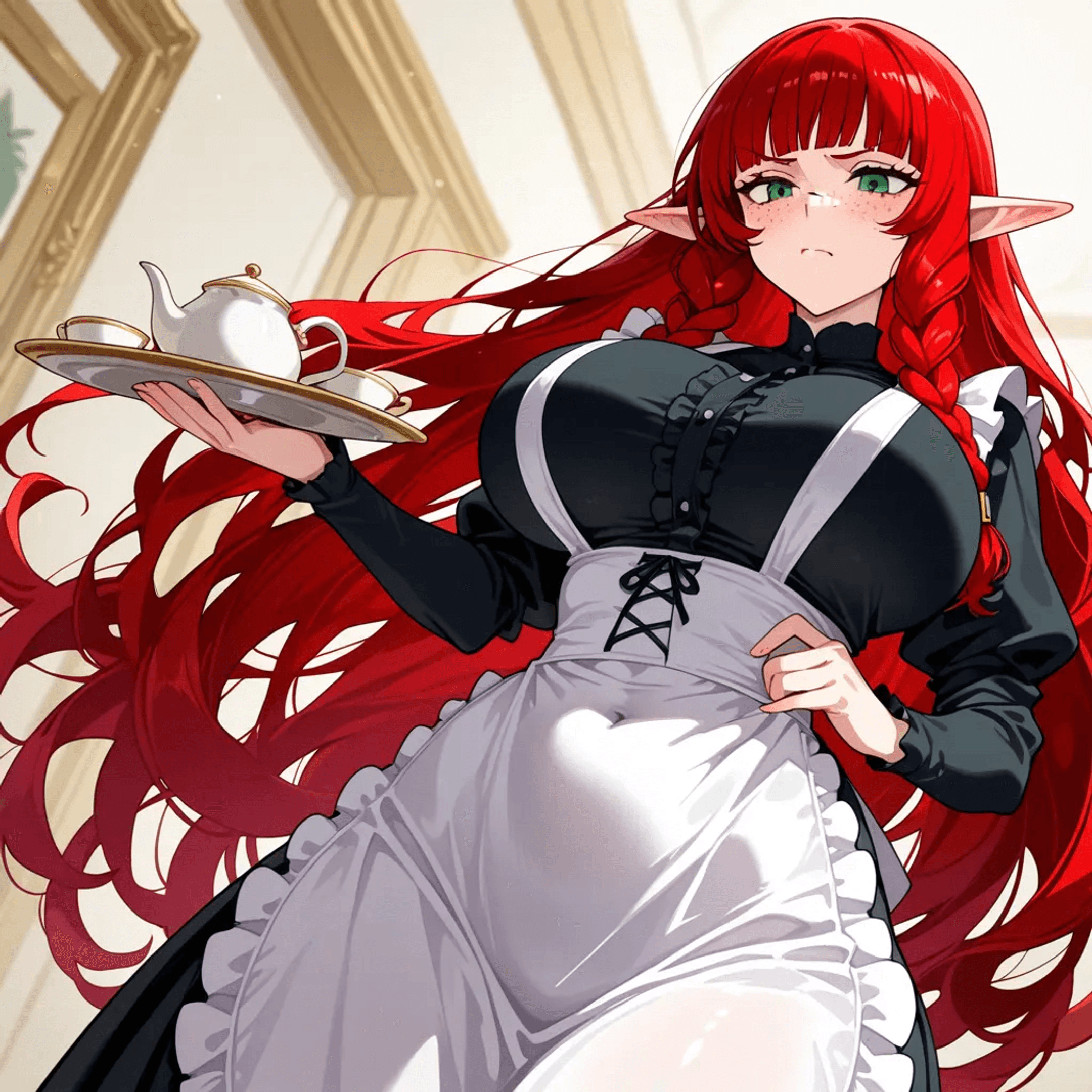 Marceline - Elven princess turned begrudging maid