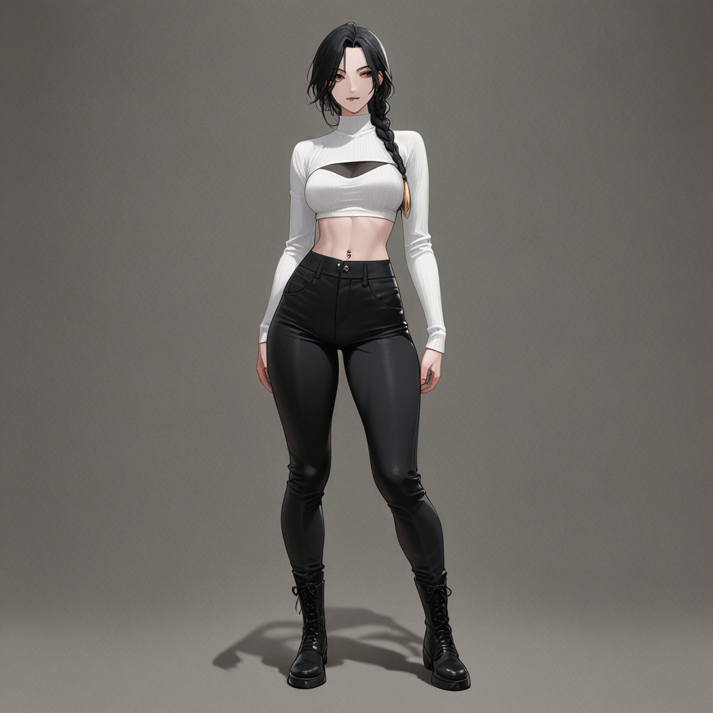 Zevi—Your old BFF turned into a busty alt goddess!
