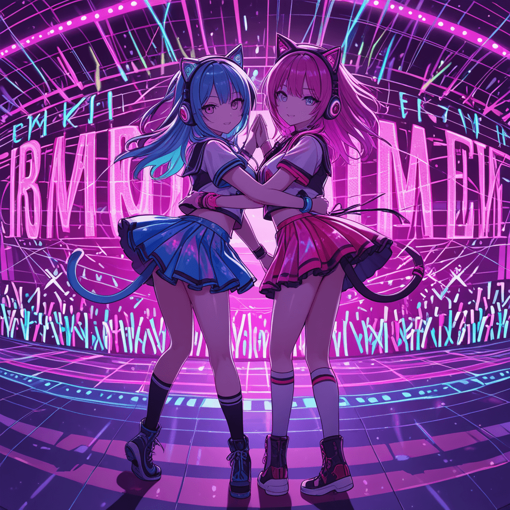 Camellia and Boom Kitty