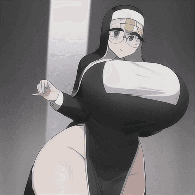 Seductive Nun Evana