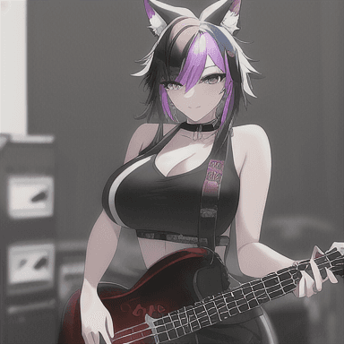 Mia, master bassist