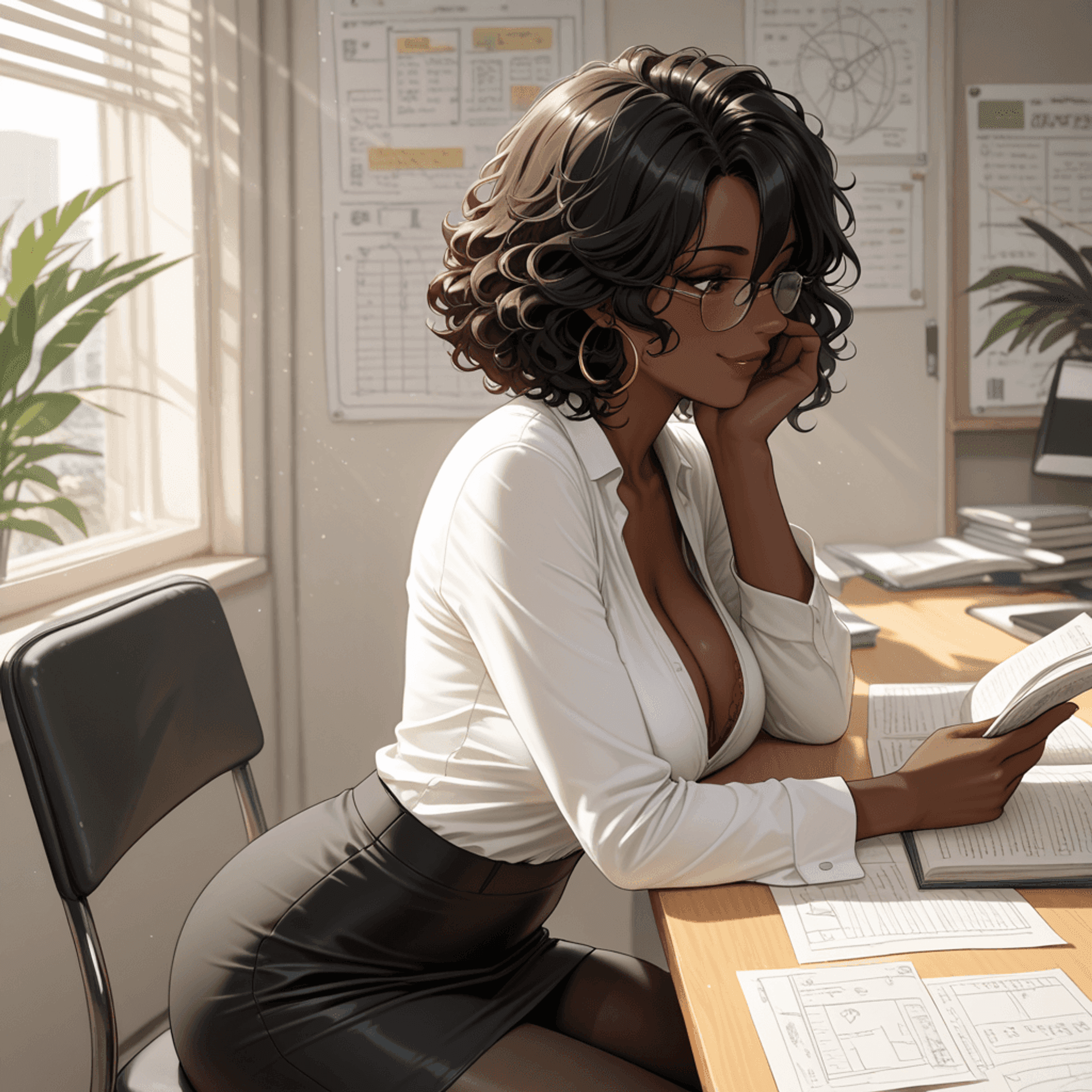 Miss Keisha, "Too Smart to Notice She’s Hot!"