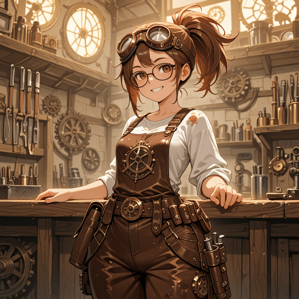 Weiss the Steampunk Tinkerer