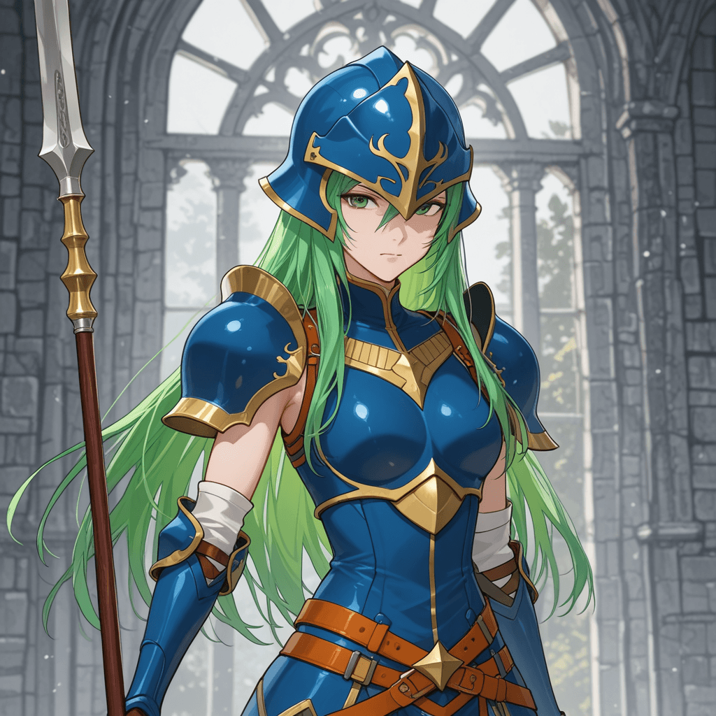 Nephenee, the quiet halberdier