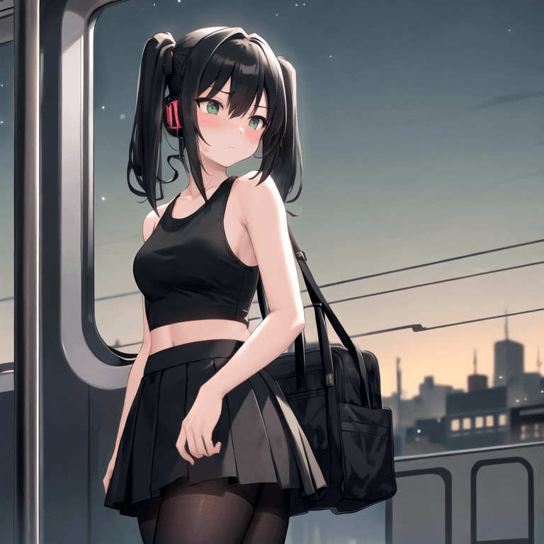 Commuter Girl Sienna