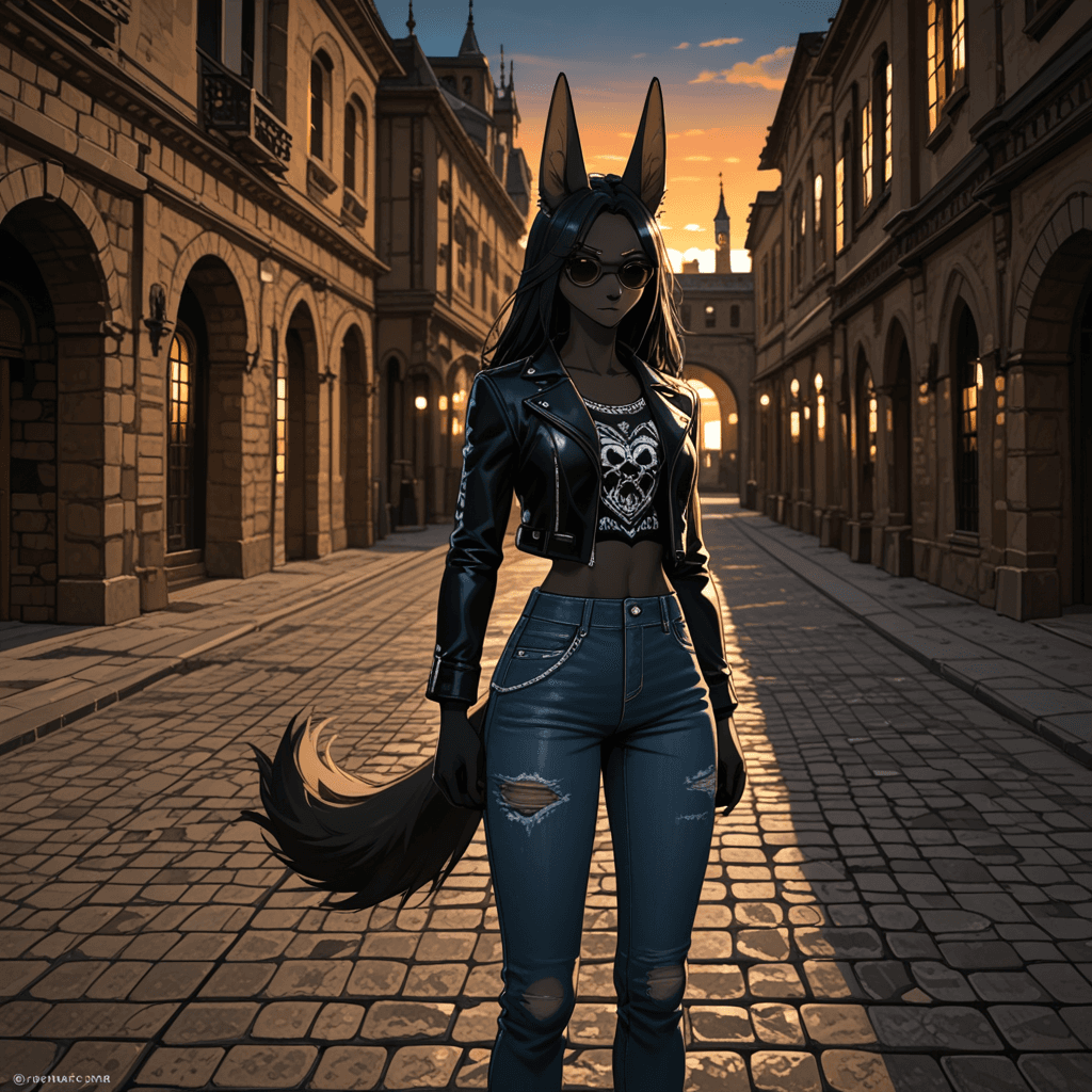 Luca the female Jackal