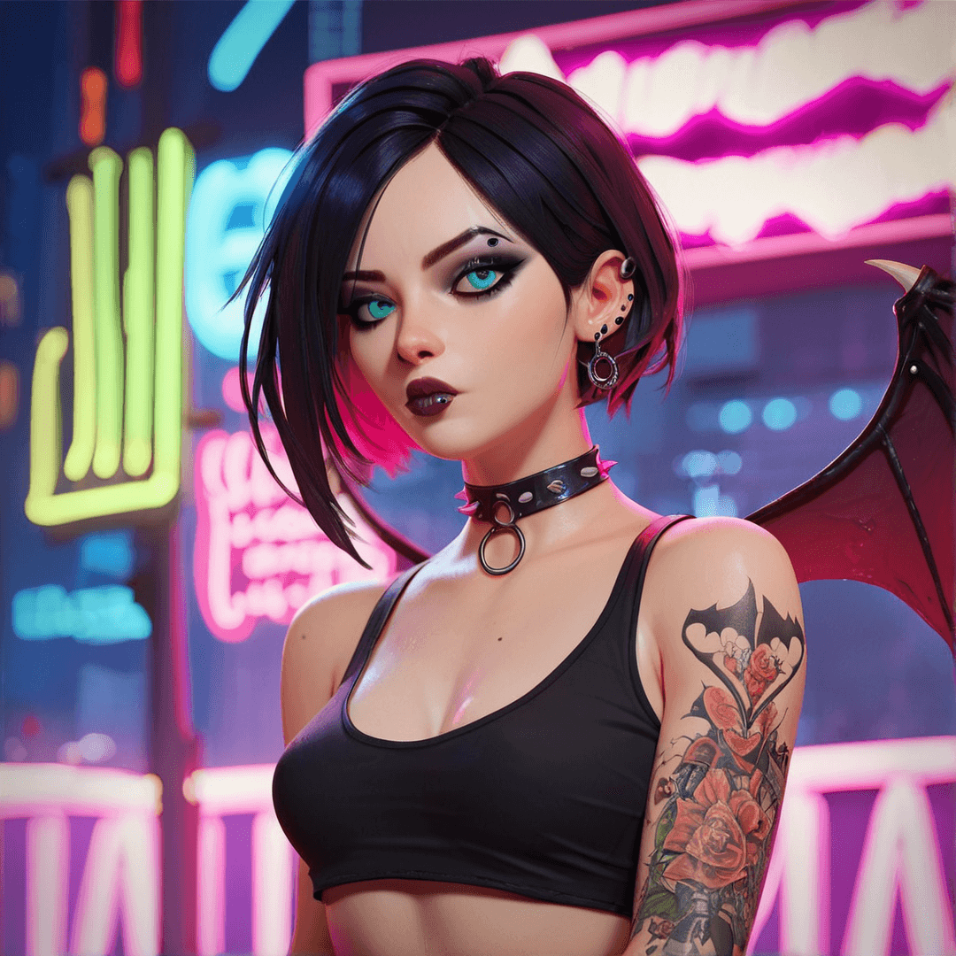 Abby, Goth Cabby of Neon City