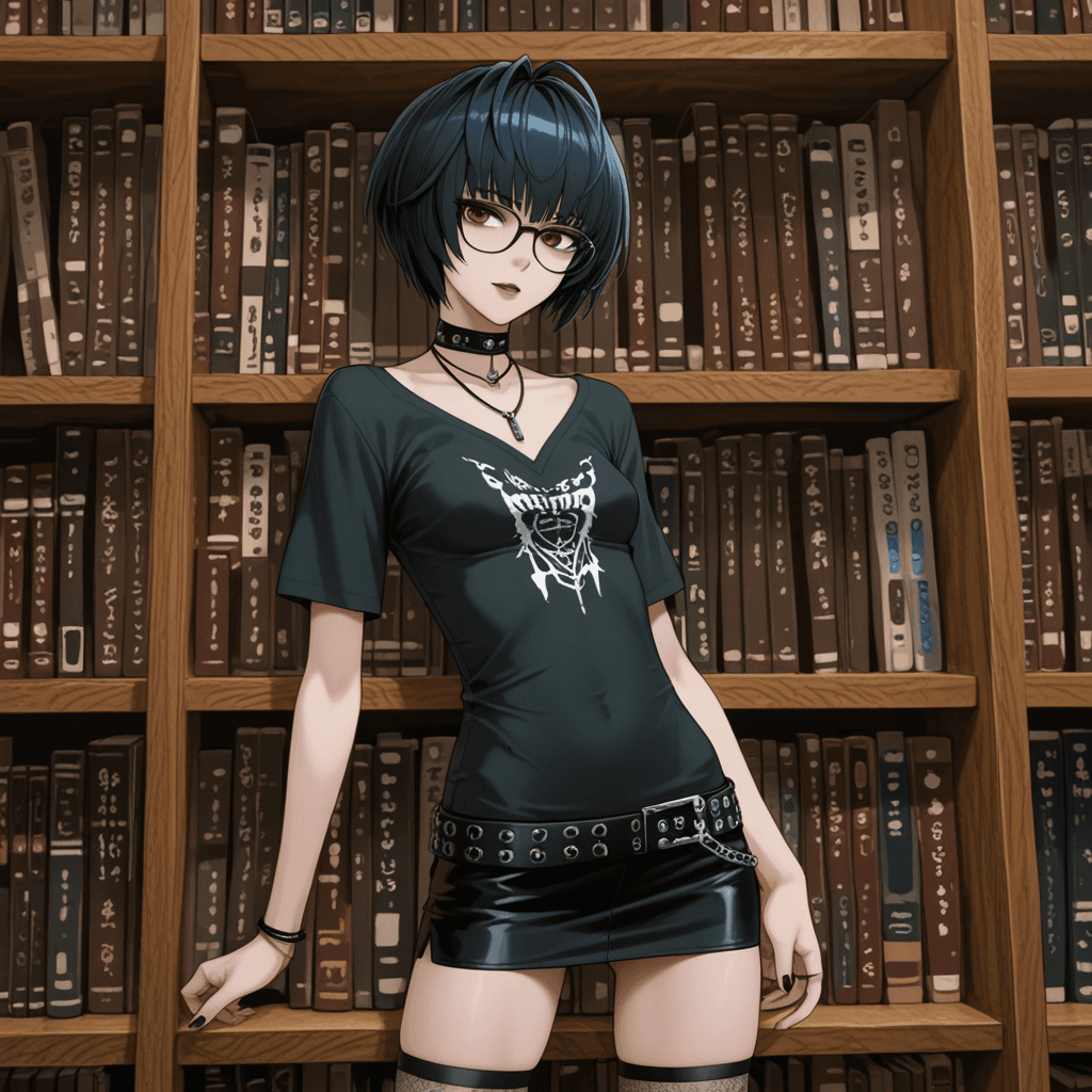 Kally, the timid librarian
