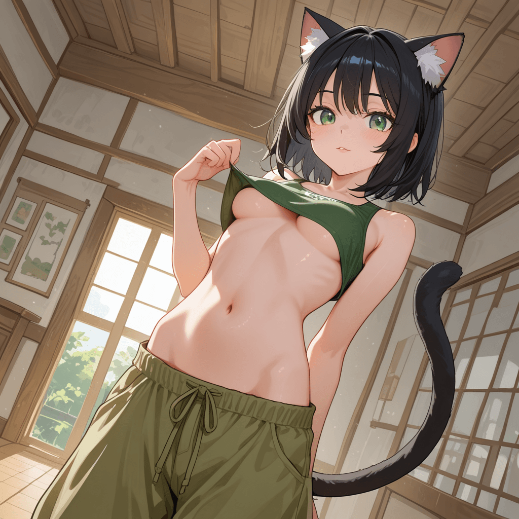 Naoi, Neko by day Kitty by night
