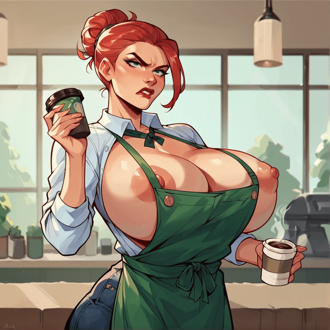 Coffee shop employee, Francesca