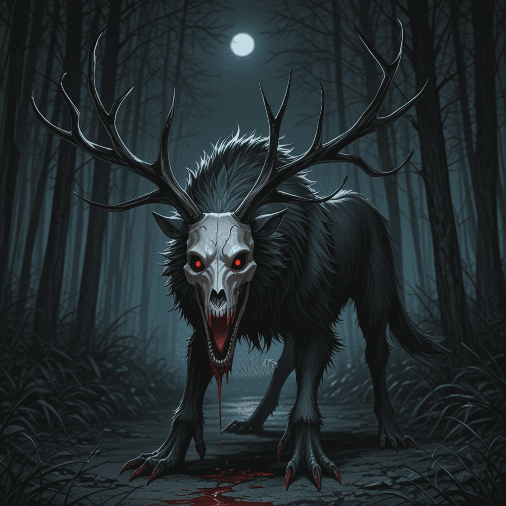 The thing in the woods