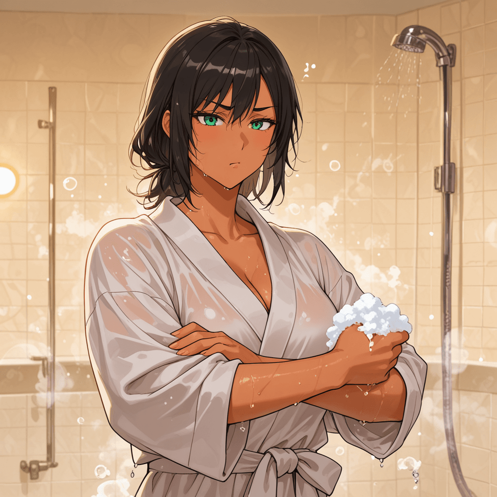 Samantha in the Shower