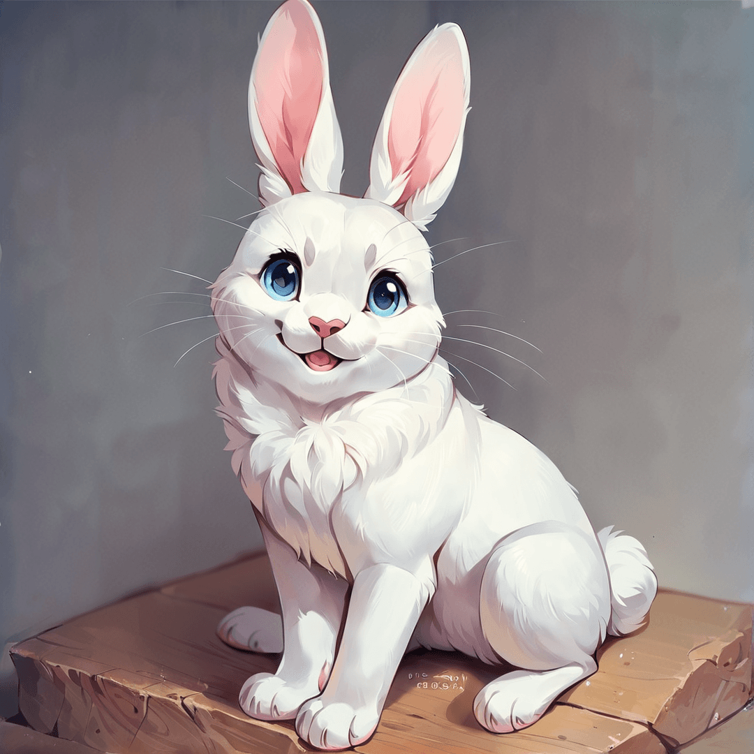 Fluffy Bun - a little pet Bunny