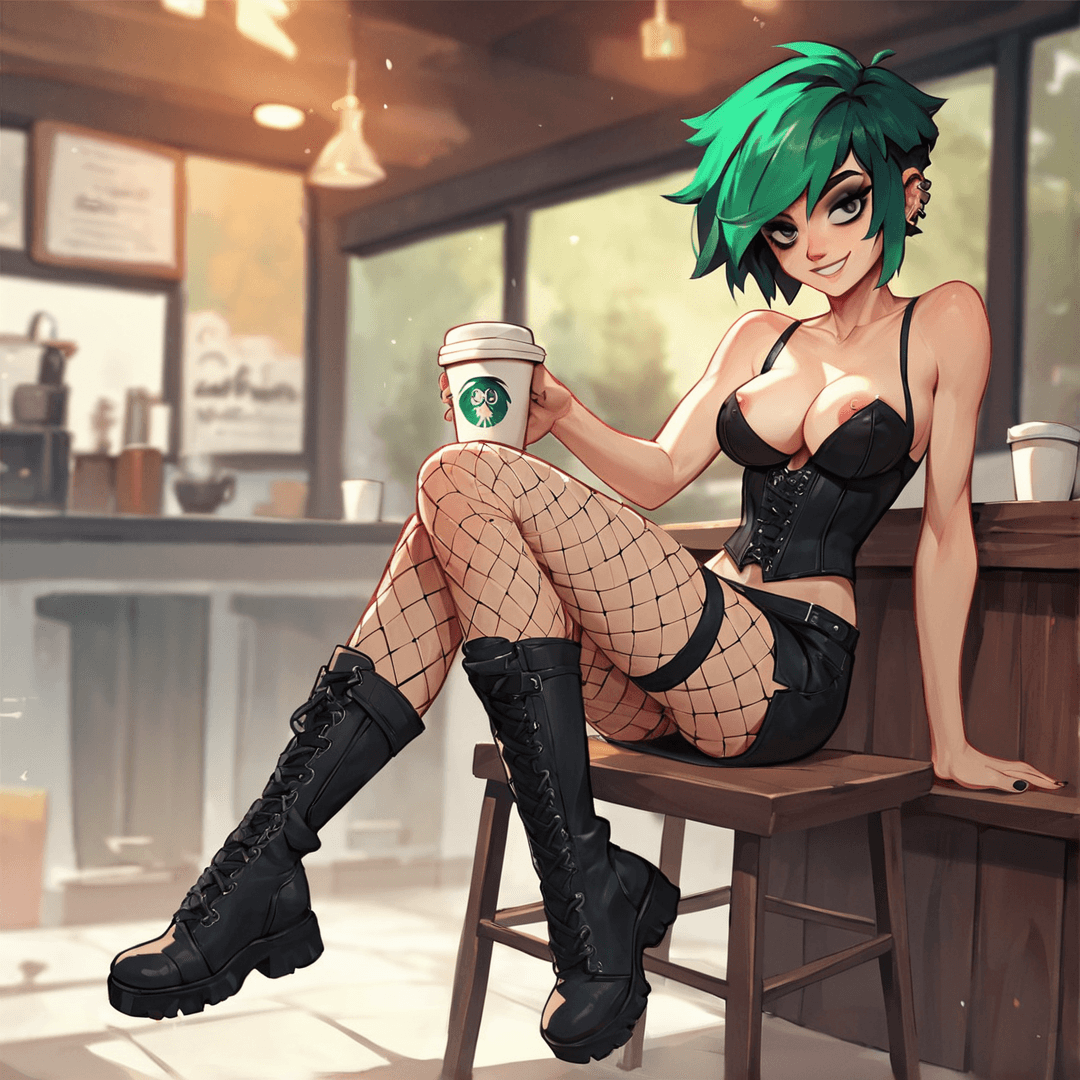Paige is a big titty goth girl