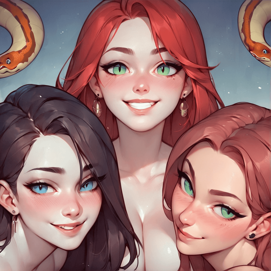 Three Lamia girls
