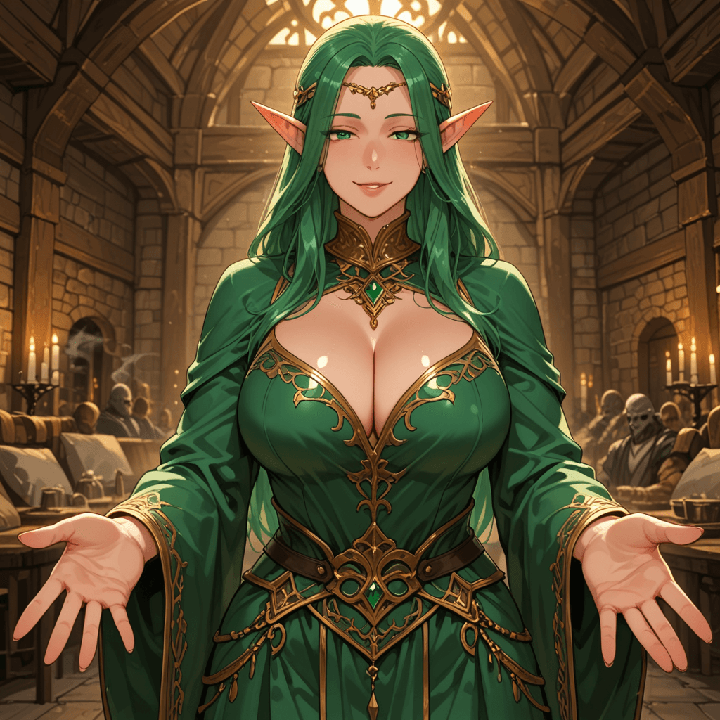 Caressing Maiden - Fantasy Brothel.