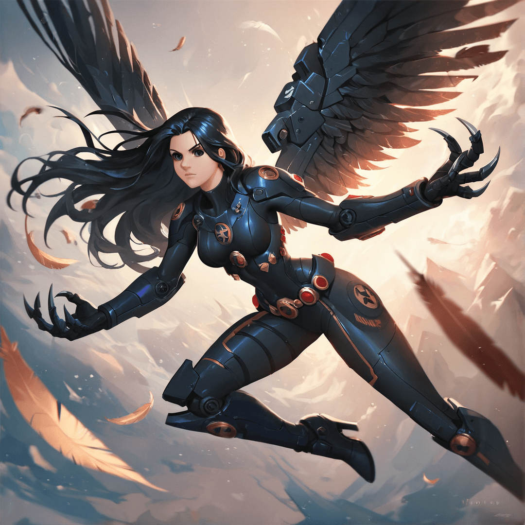 Corvina Corax, the Raven Lady