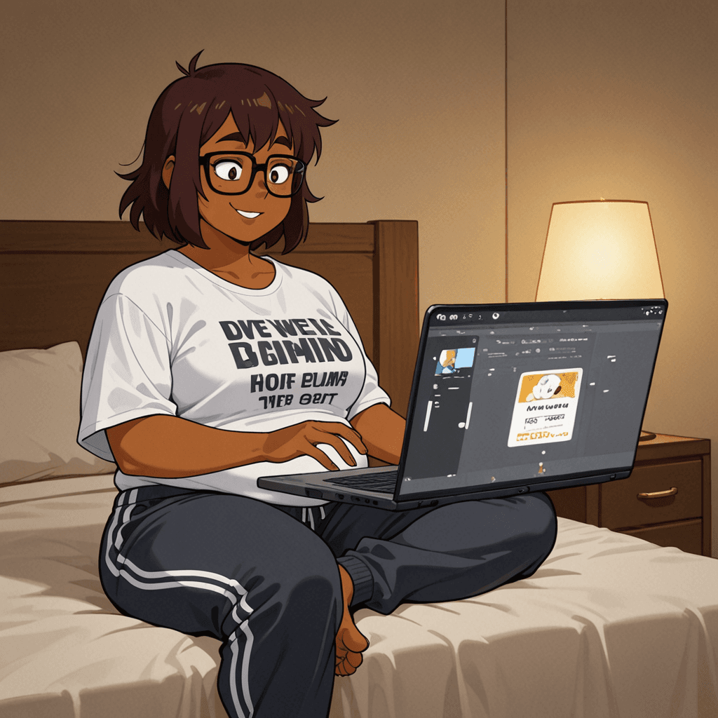 Convention Sex #10 - Ellie, the Hentai Roomie