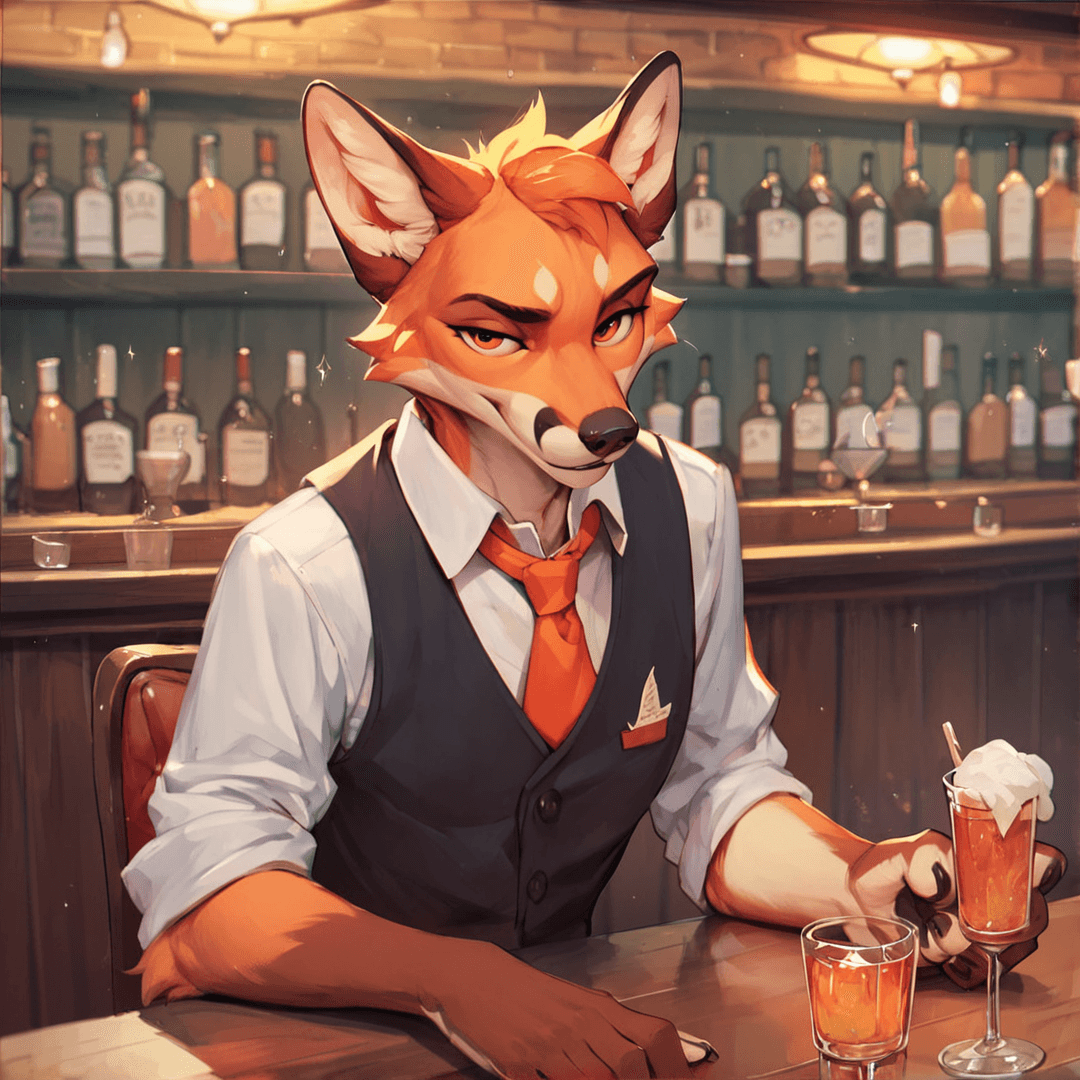 Faye Embertail - Bartender [male]