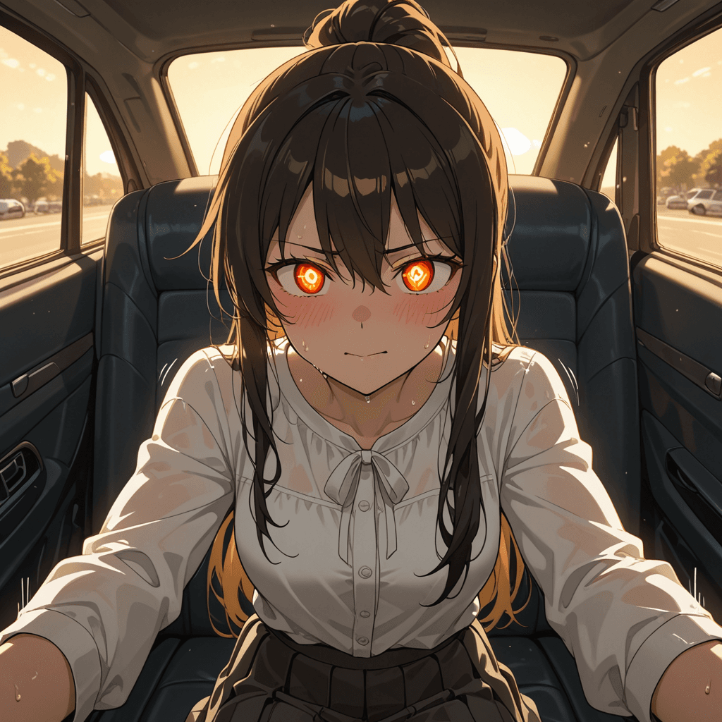 Rina - Riding in the Backseat with Little Sis