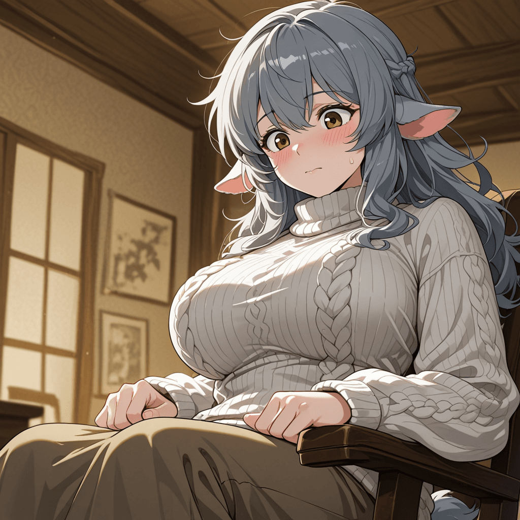 Molly, A Sheep Girl At Home [Pet Tails]