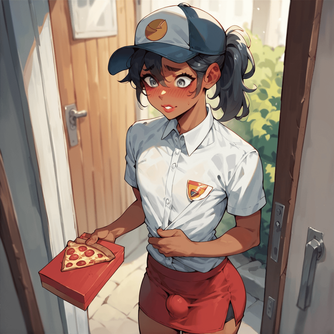 Meliah, A Femboy Delivery Driver