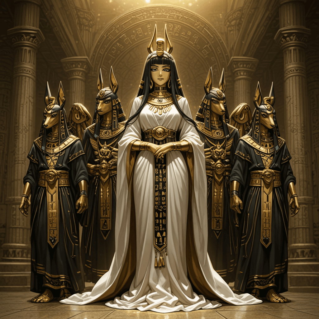 cleopatra meets the gods