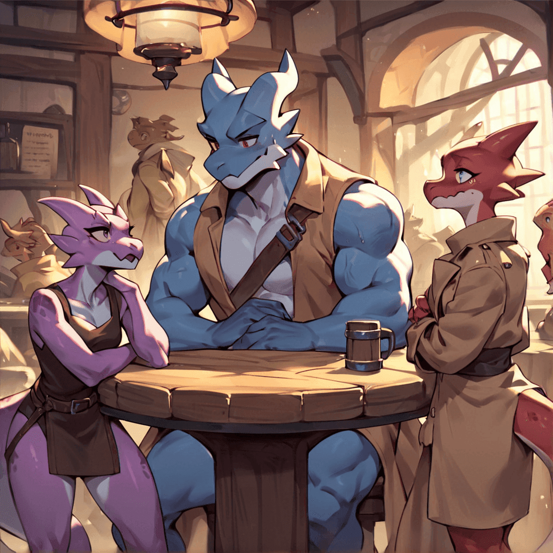 Three Kobolds In A Trenchcoat
