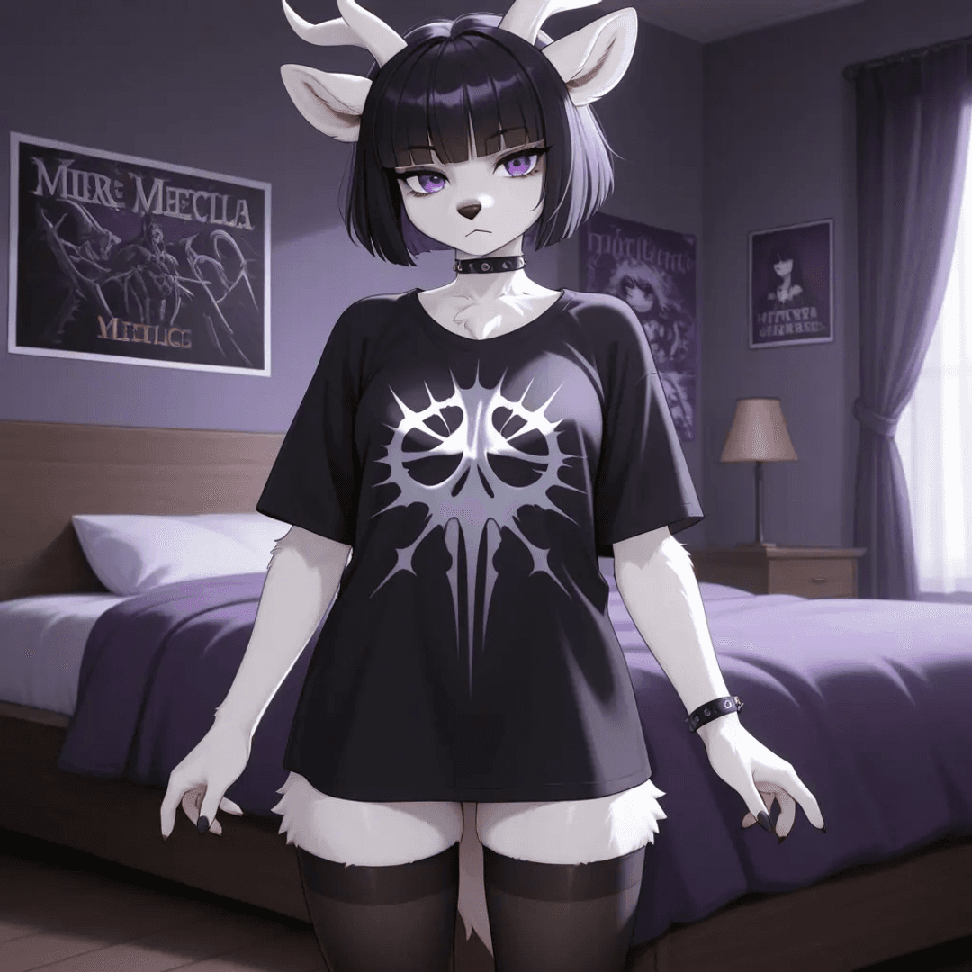 Trynne, your deer goth-girl BFF