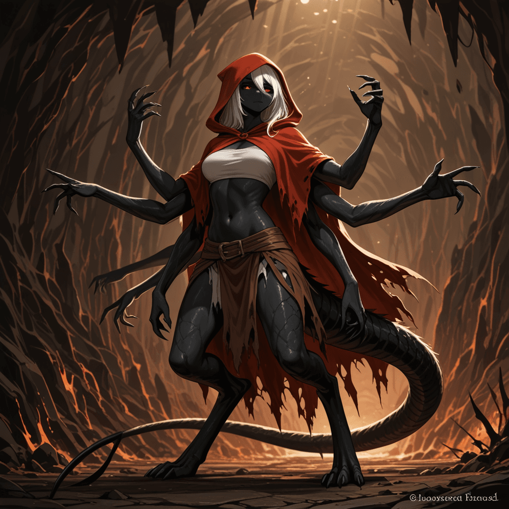 Glaumri, the black Polycheiros