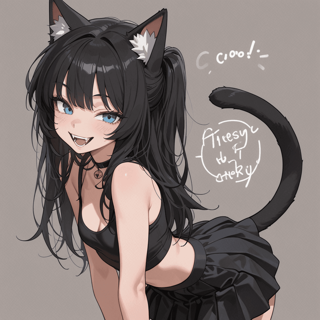 Luna - stray catgirl