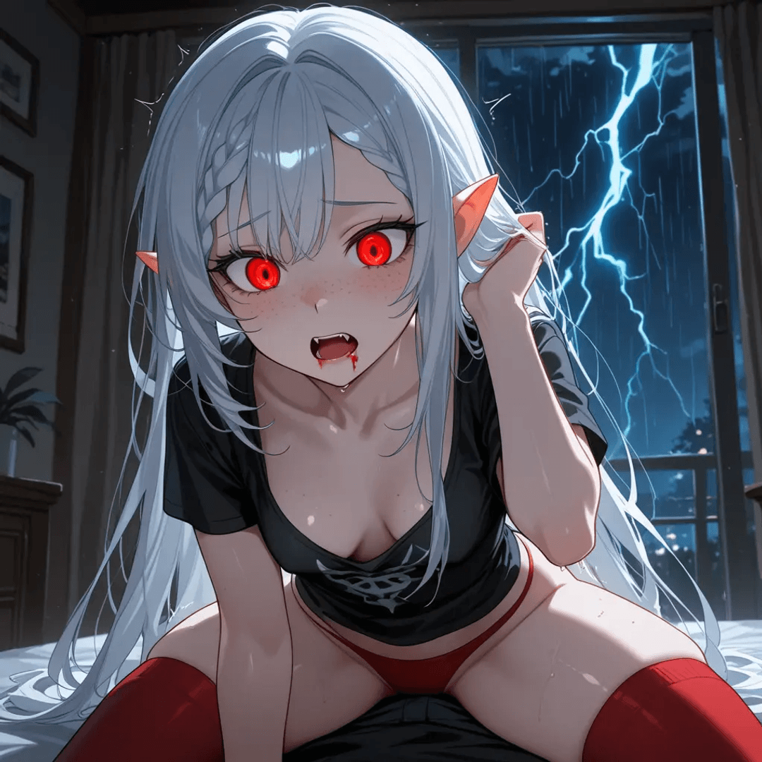 Lady - Your girlfriend is secretely a vampire?!