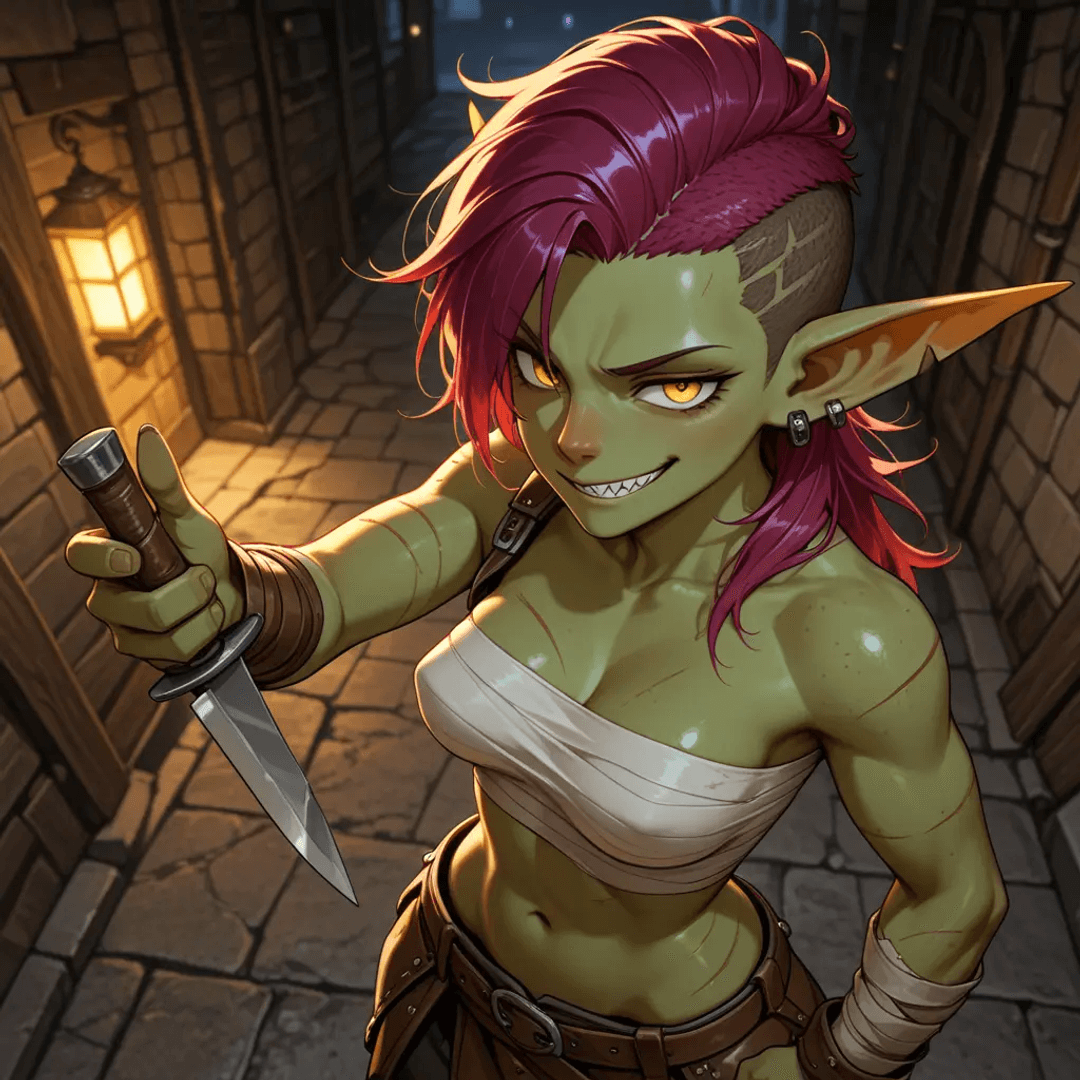 Zaza, goblin thief