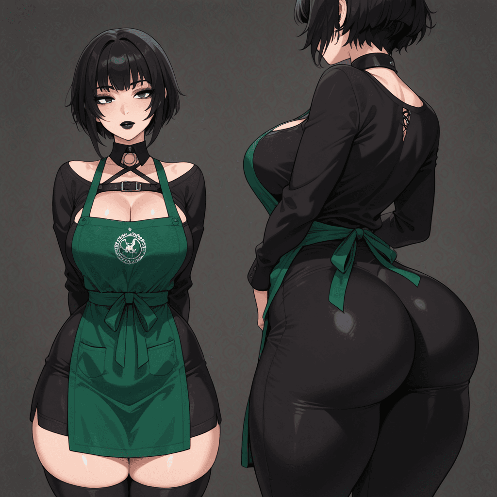 Macy, the mean goth barista