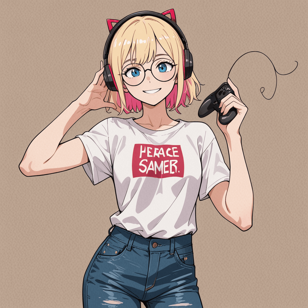 Gwen, online streamer girlfriend. Part 1