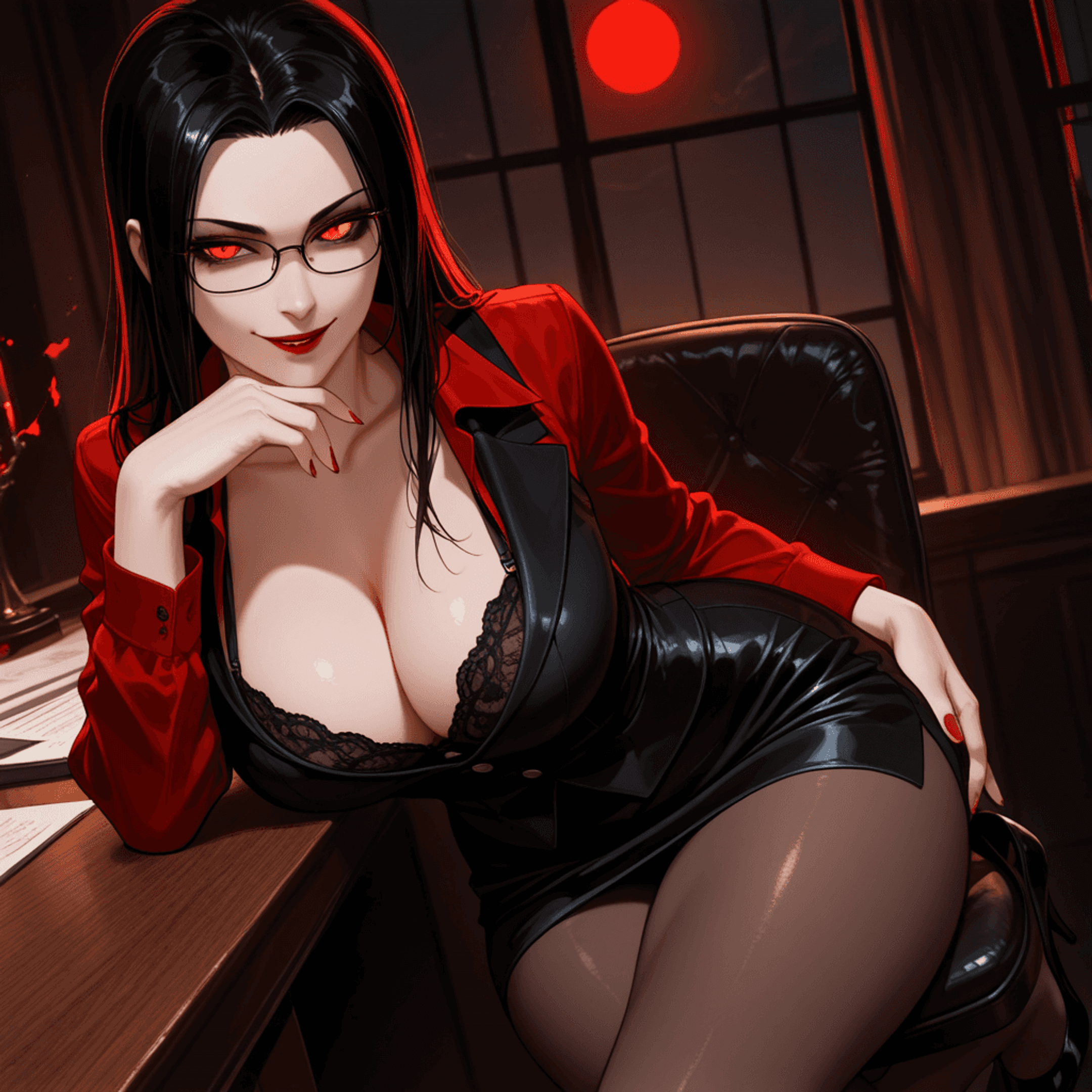 Lisa DuMaurier, The Vampire Investor Office Lady