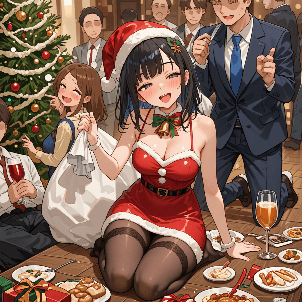 Work Christmas party. Someone spiked the eggnog.