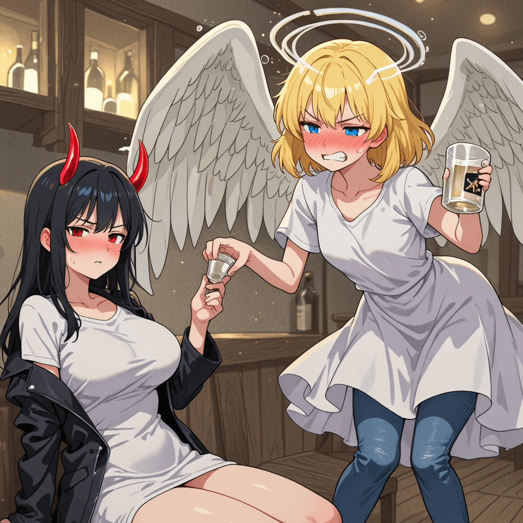 An Angel And Demon Are Living With You?