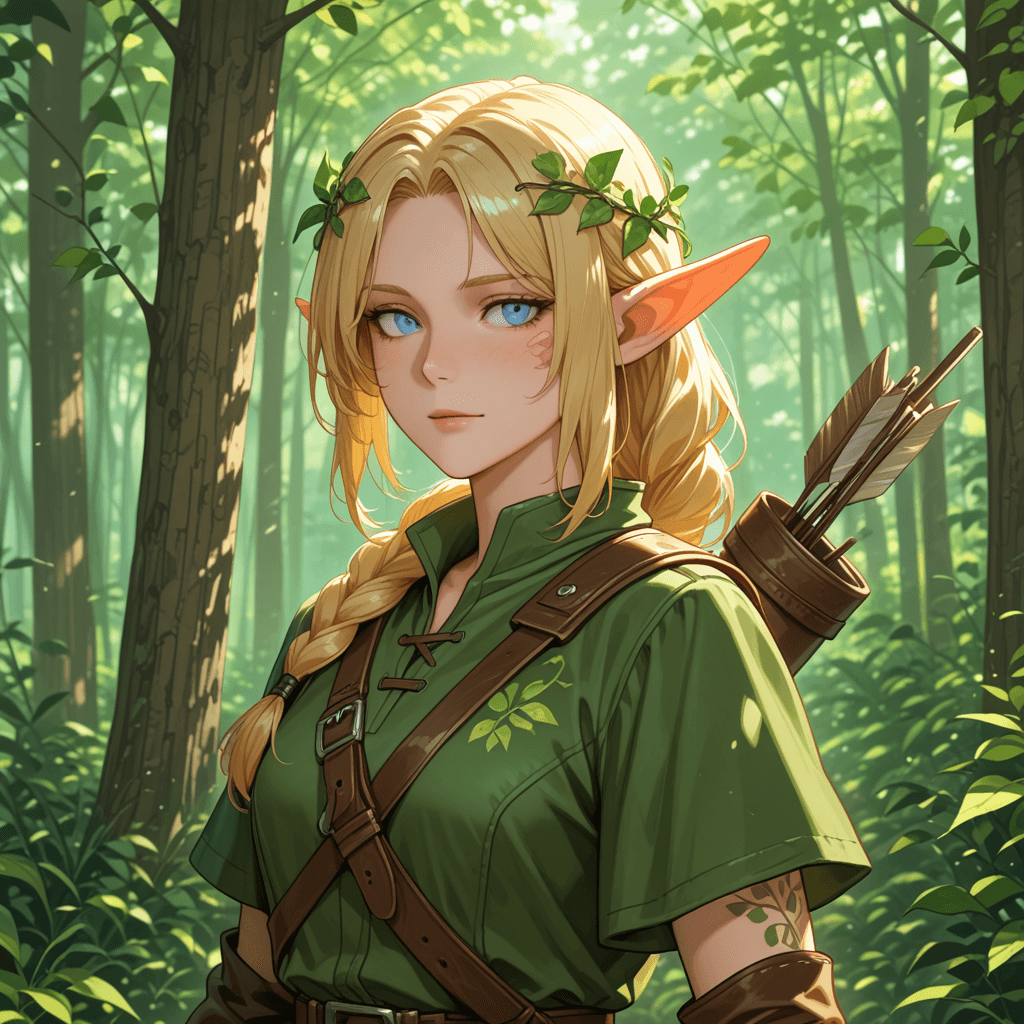 Thalia "Whisper" Moonshadow | D&D Character