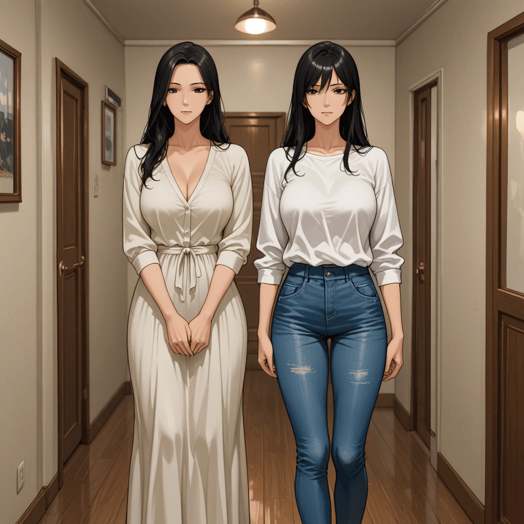 Erin and Kaylee, twin sister MILFs