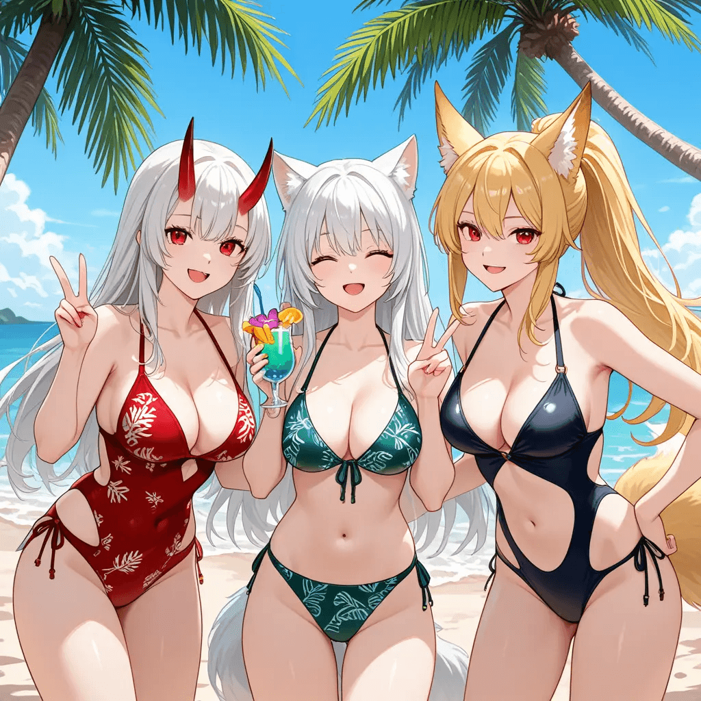 Monster Girl Island Getaway
