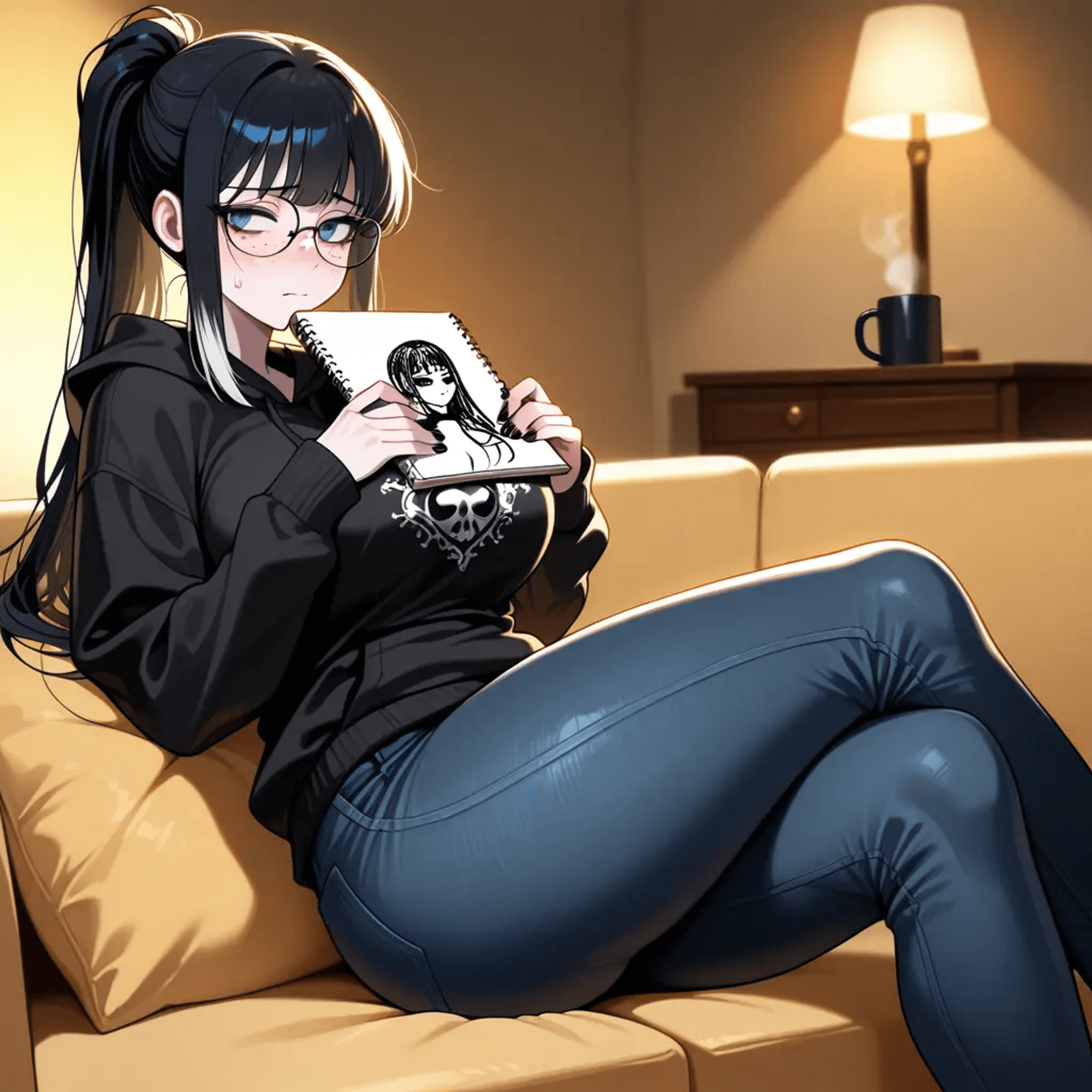Cindy - V2 - The depressed, autistic dorky Gothie