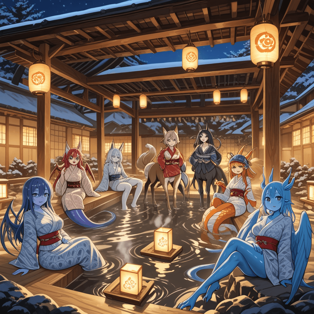 Monster Girl Hot Springs